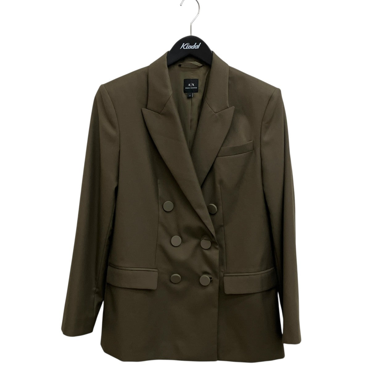 ARMANI EXCHANGE セミストラクチャードダブルブレストブレザーテーラードジャケットXW000220 古着・中古-1枚目のアイテム画像