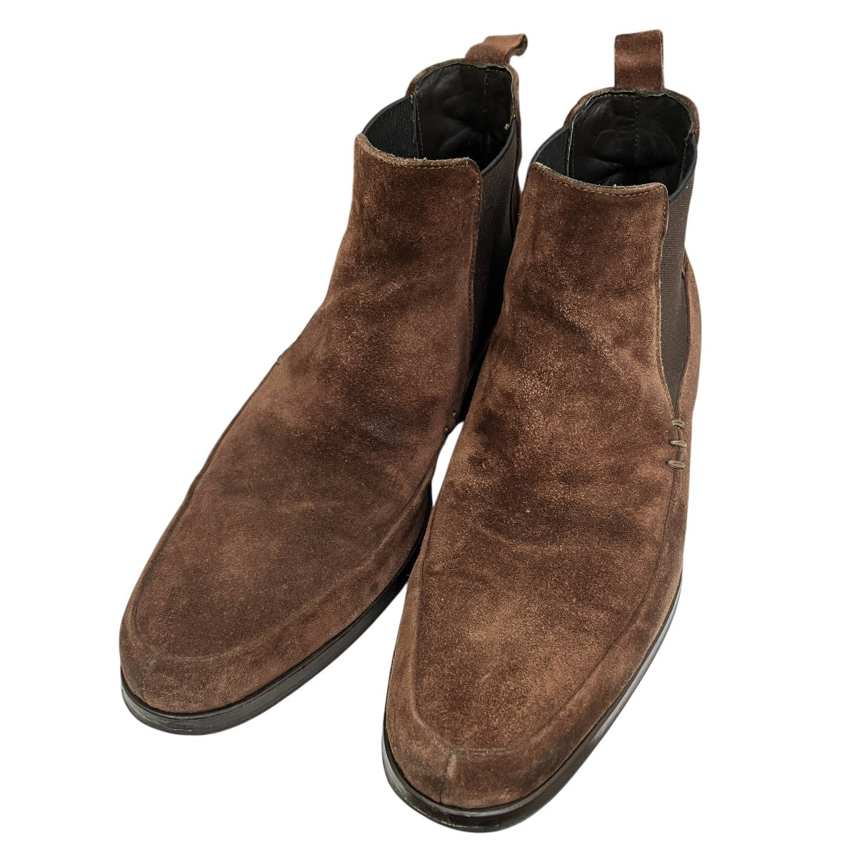 EMPORIO ARMANI スウェードブーツ 古着・中古-1枚目のアイテム画像