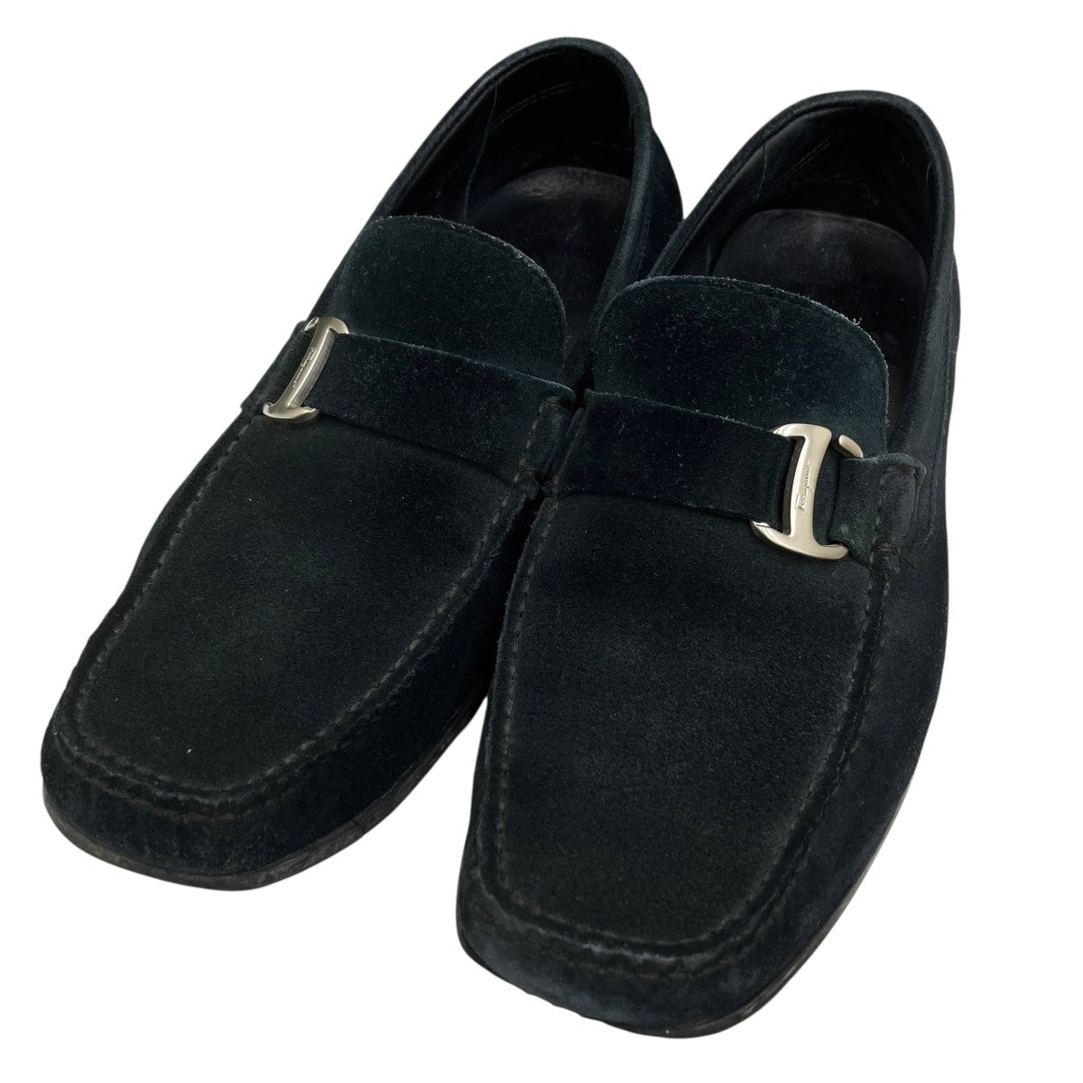 Salvatore Ferragamo スエードローファーUR 93470 古着・中古-1枚目のアイテム画像