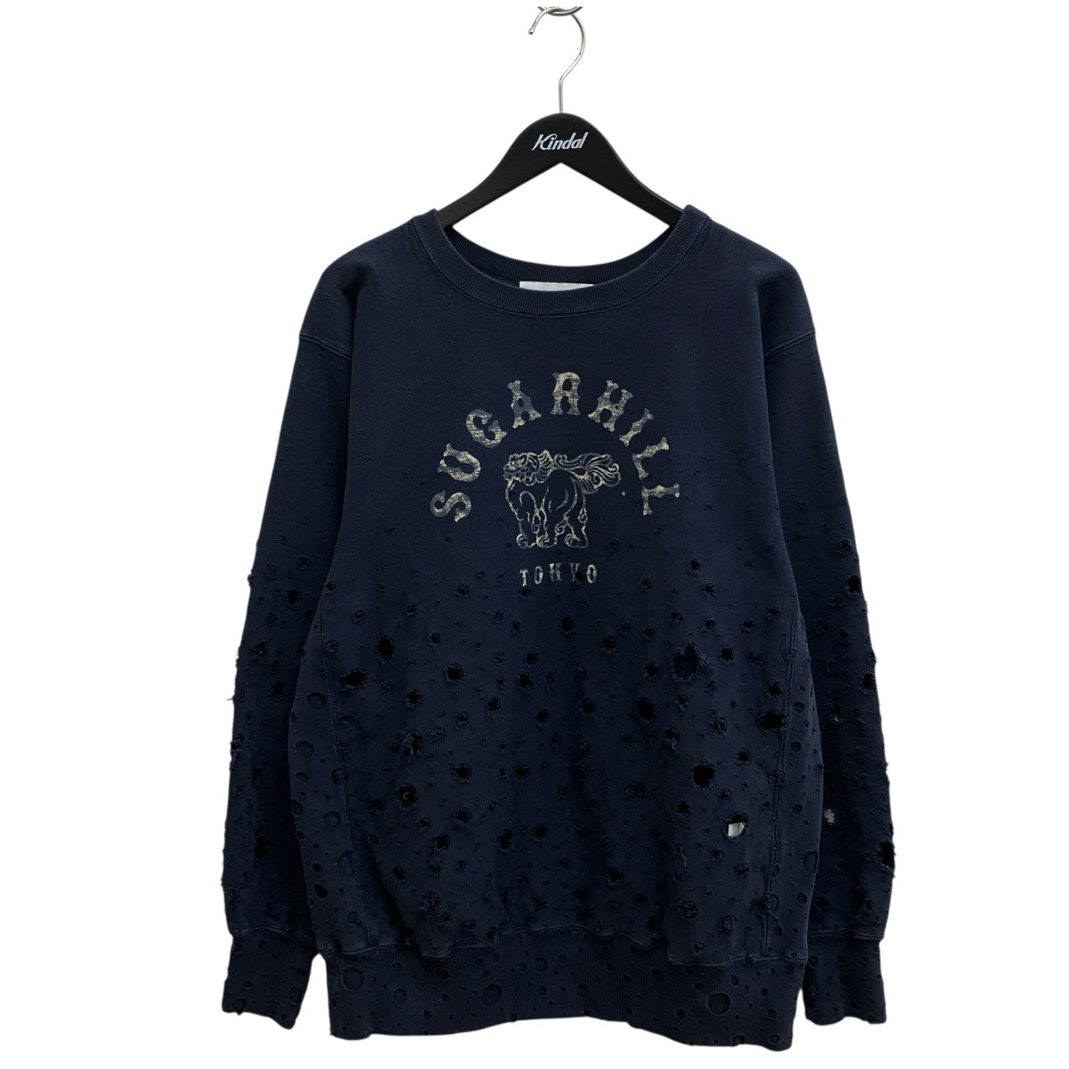 SUGARHILL 24SSCRASHED SWEATSHIRTトレーナー2441000906 古着・中古-1枚目のアイテム画像