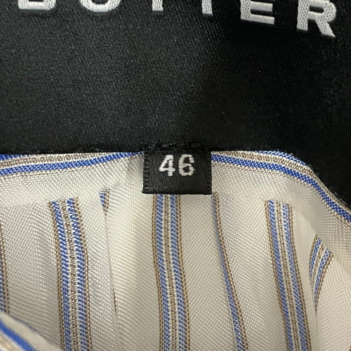 BOTTER ストライプ長袖シャツ4026W077 古着・中古-7枚目のアイテム画像