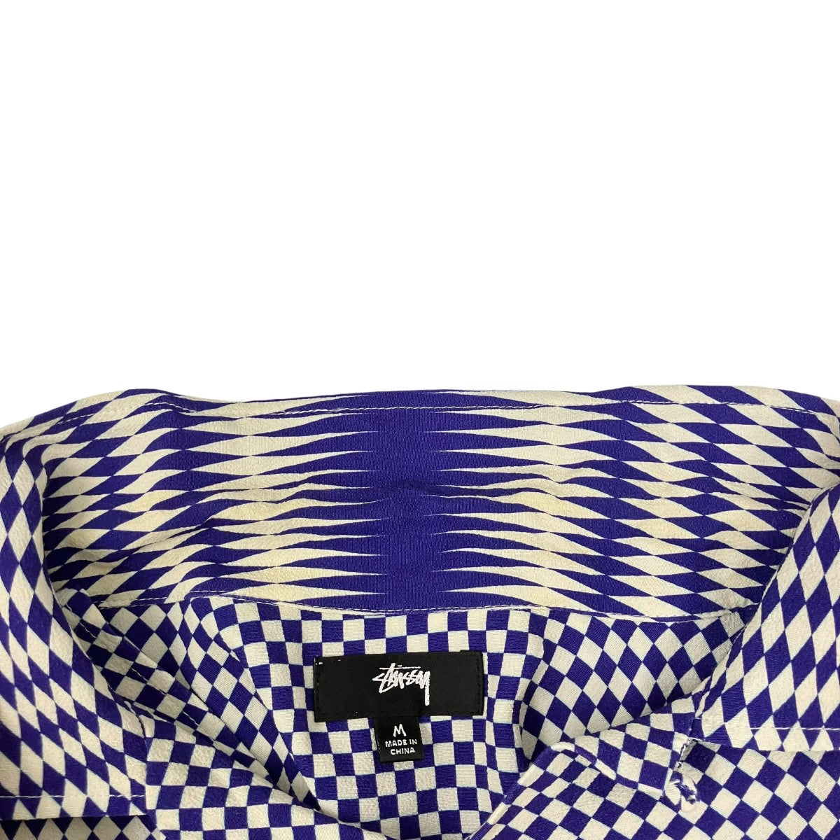 stussy Psychedelic Check Shirt半袖シャツ1110165 古着・中古-4枚目のアイテム画像