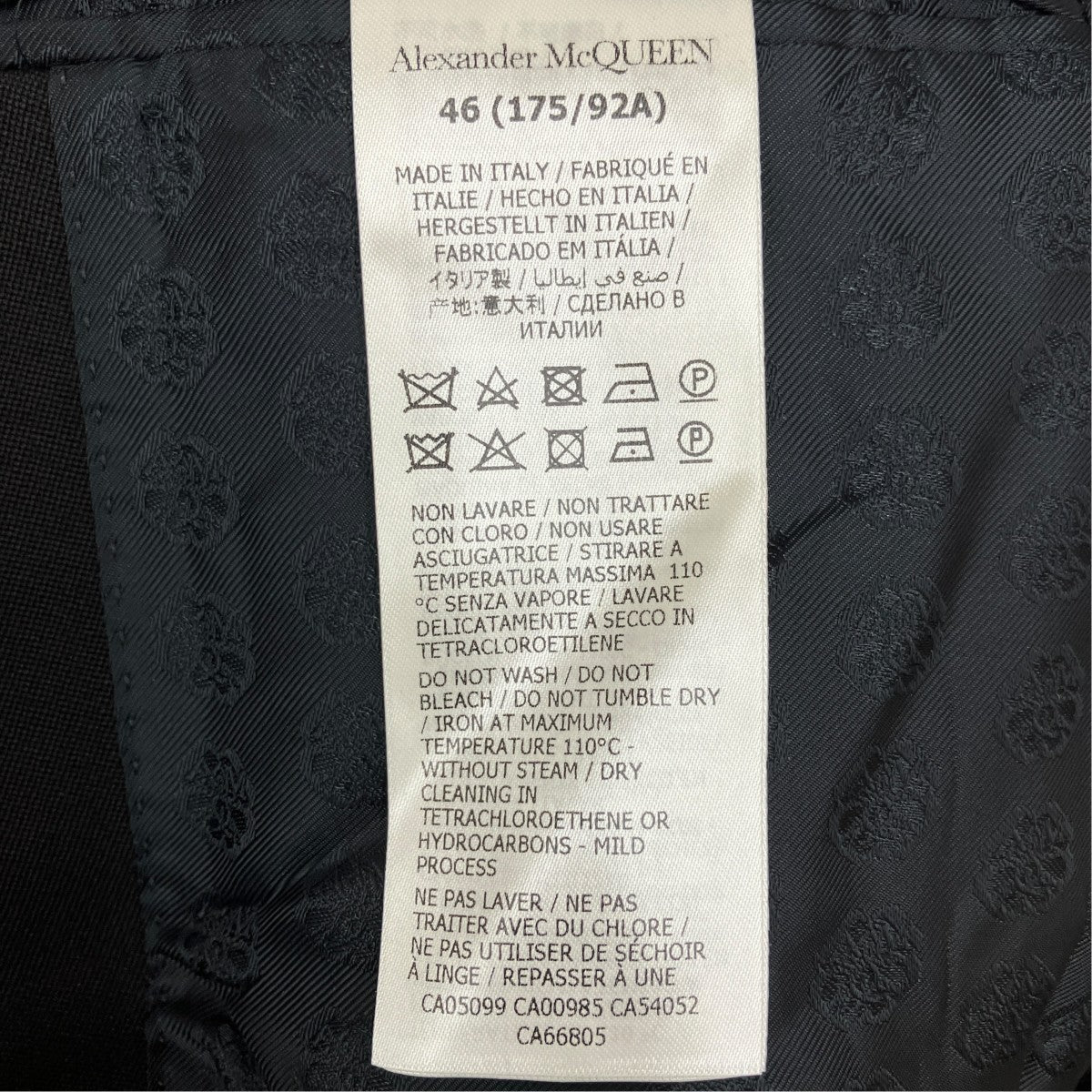 ALEXANDER McQUEEN テーラードジャケット730847 QUU91 古着・中古-6枚目のアイテム画像
