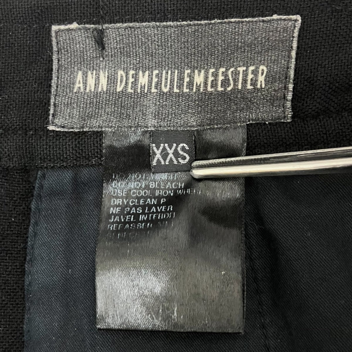 ANN DEMEULEMEESTER パンツ352-01-77032 古着・中古-8枚目のアイテム画像