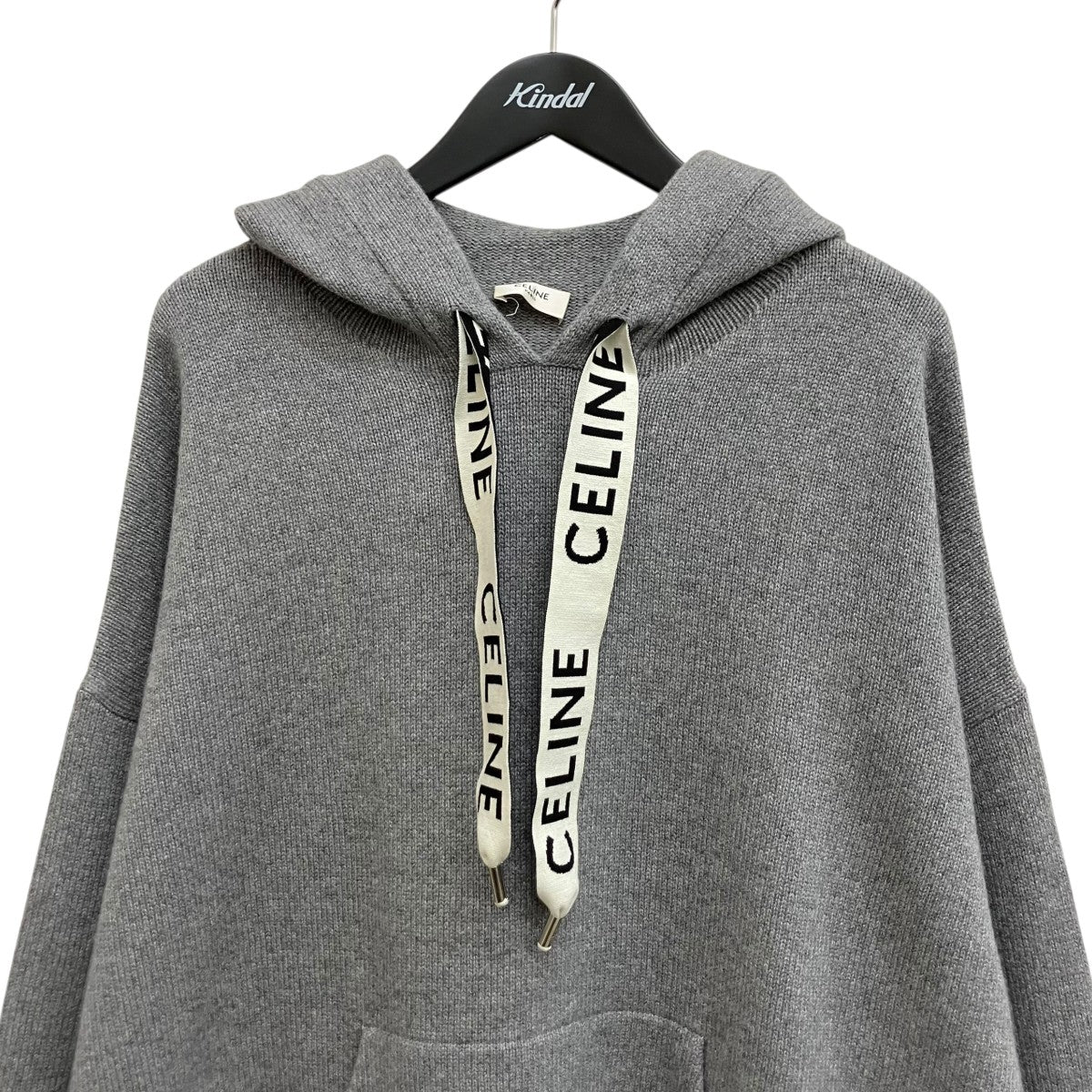 CELINE(セリーヌ) ニットパーカー2A97Q373N 2A97Q373N グレー サイズ M
