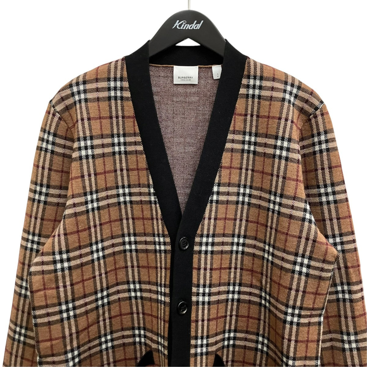 BURBERRY LONDON(バーバリーロンドン) チェックニットカーディガン