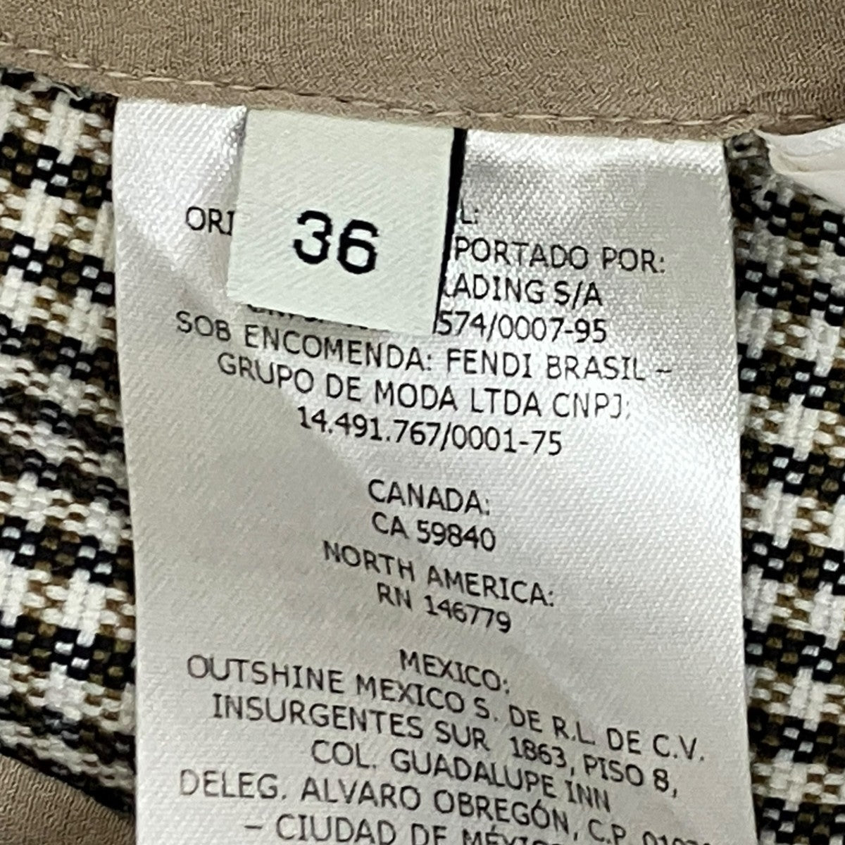 FENDI ショートパンツFR6410 古着・中古-4枚目のアイテム画像