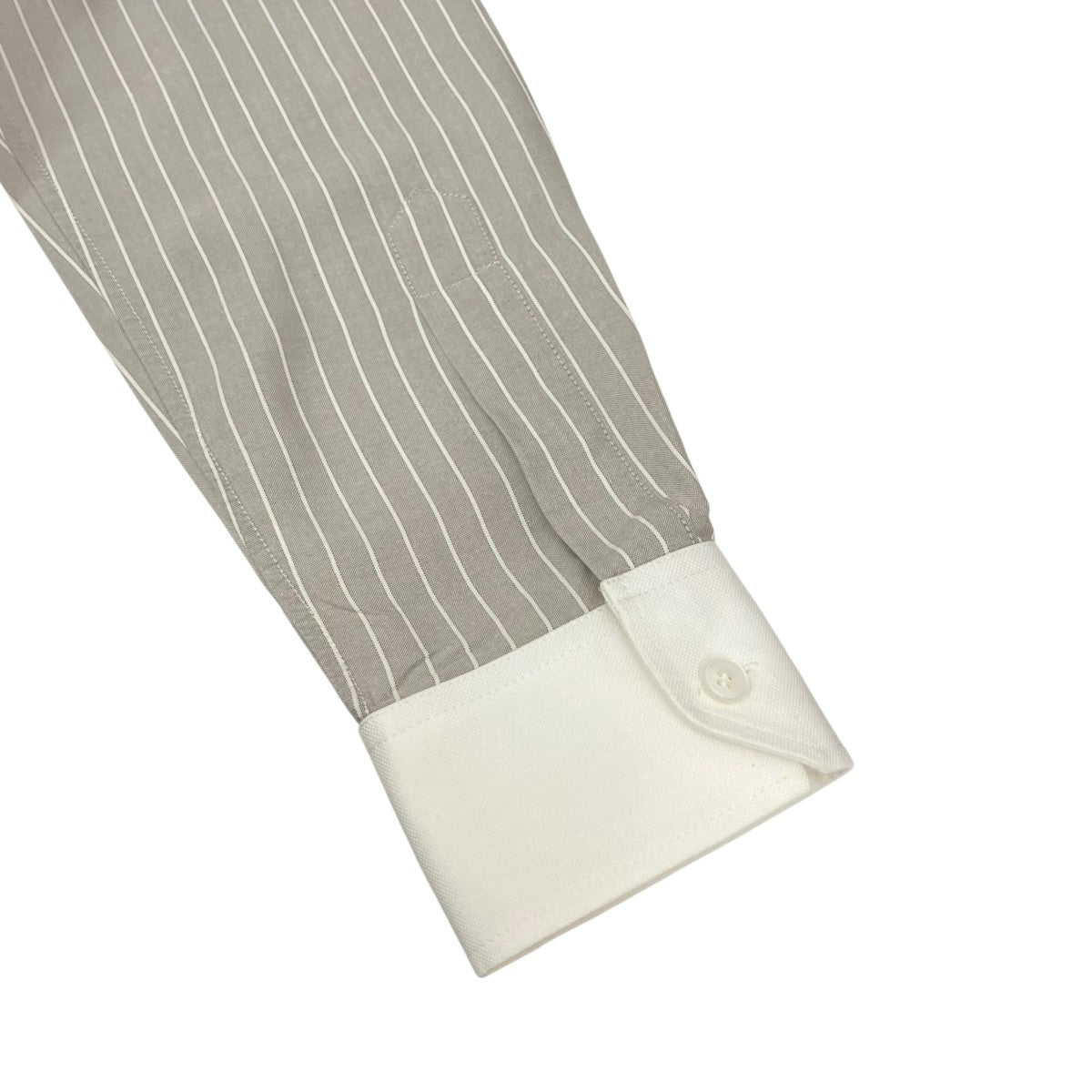 CELINE loose carnaby shirt in striped silkストライプ長袖シャツ2C72A9488 古着・中古-4枚目のアイテム画像