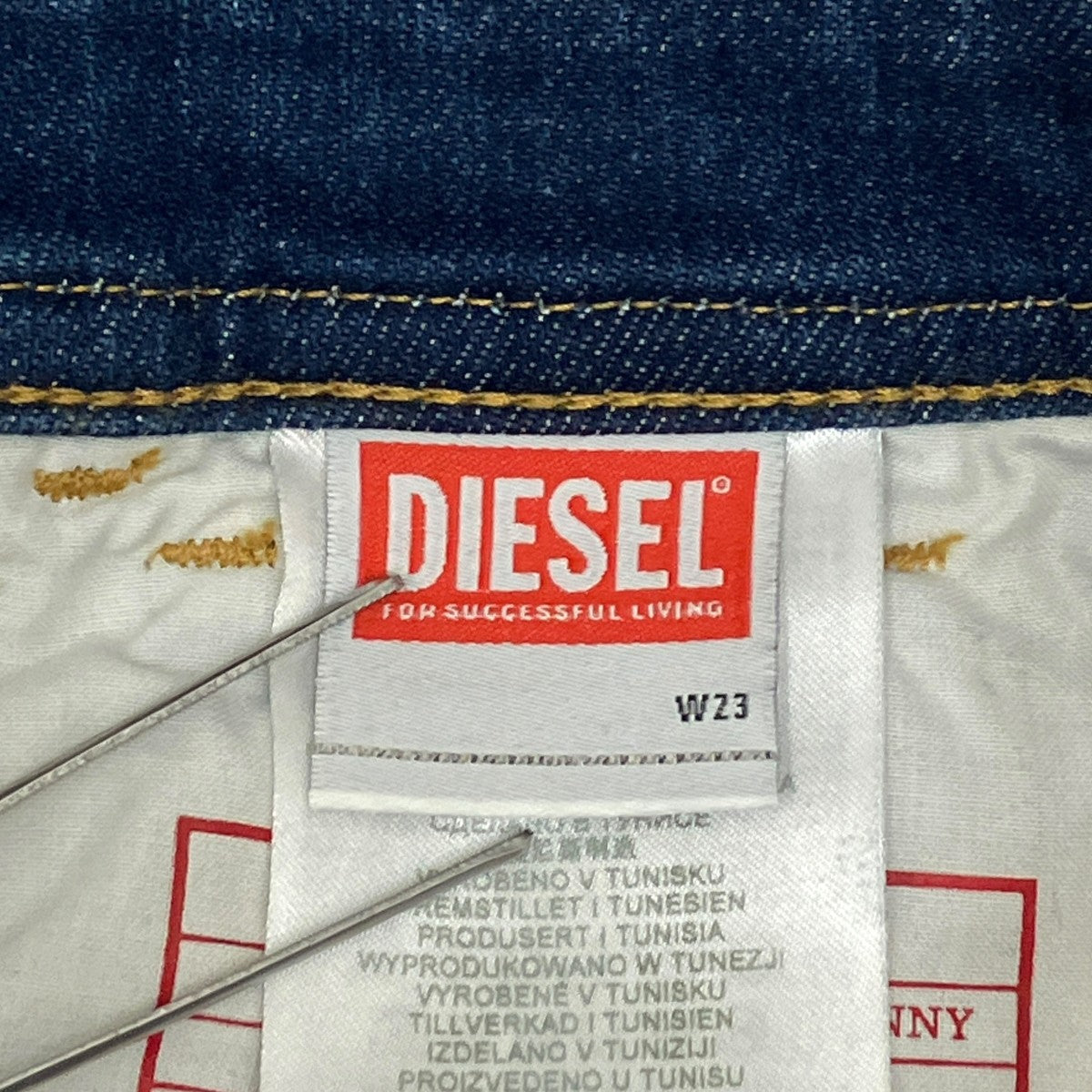 DIESEL 1984 SLANDY-HIGH-PKデニムパンツ09F28 古着・中古-6枚目のアイテム画像