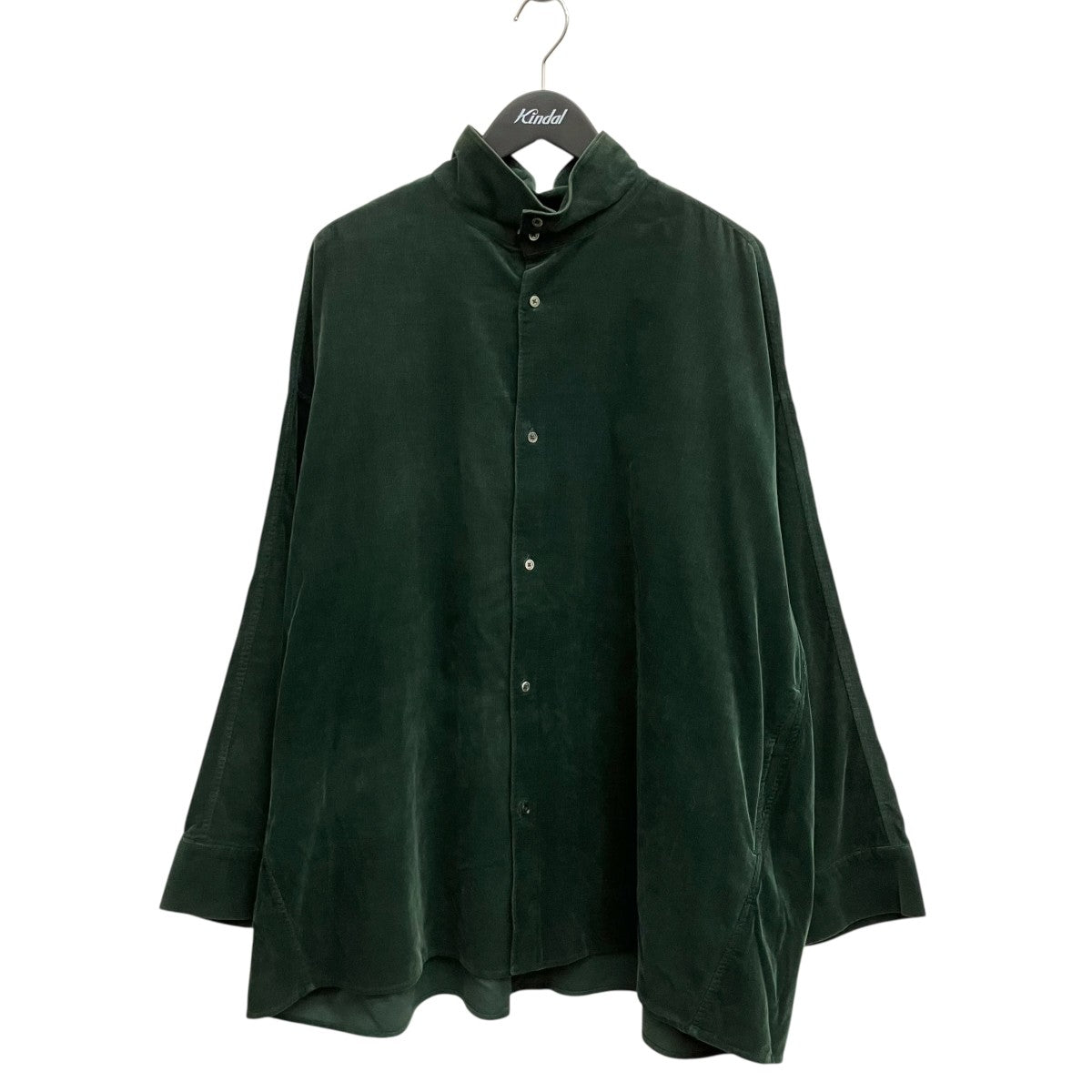 Graphpaper Suvin Corduroy Stand Collar長袖シャツGM223-50154 古着・中古-1枚目のアイテム画像