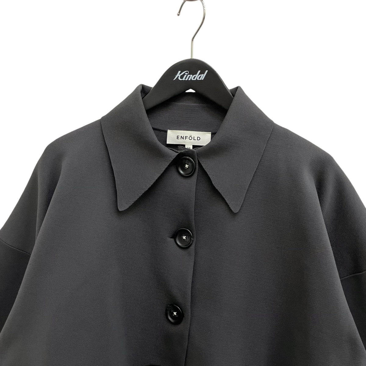 ENFOLD SOUTIEN COLLAR SHORT CARDIGANカーディガン300GS270-1030 古着・中古-3枚目のアイテム画像