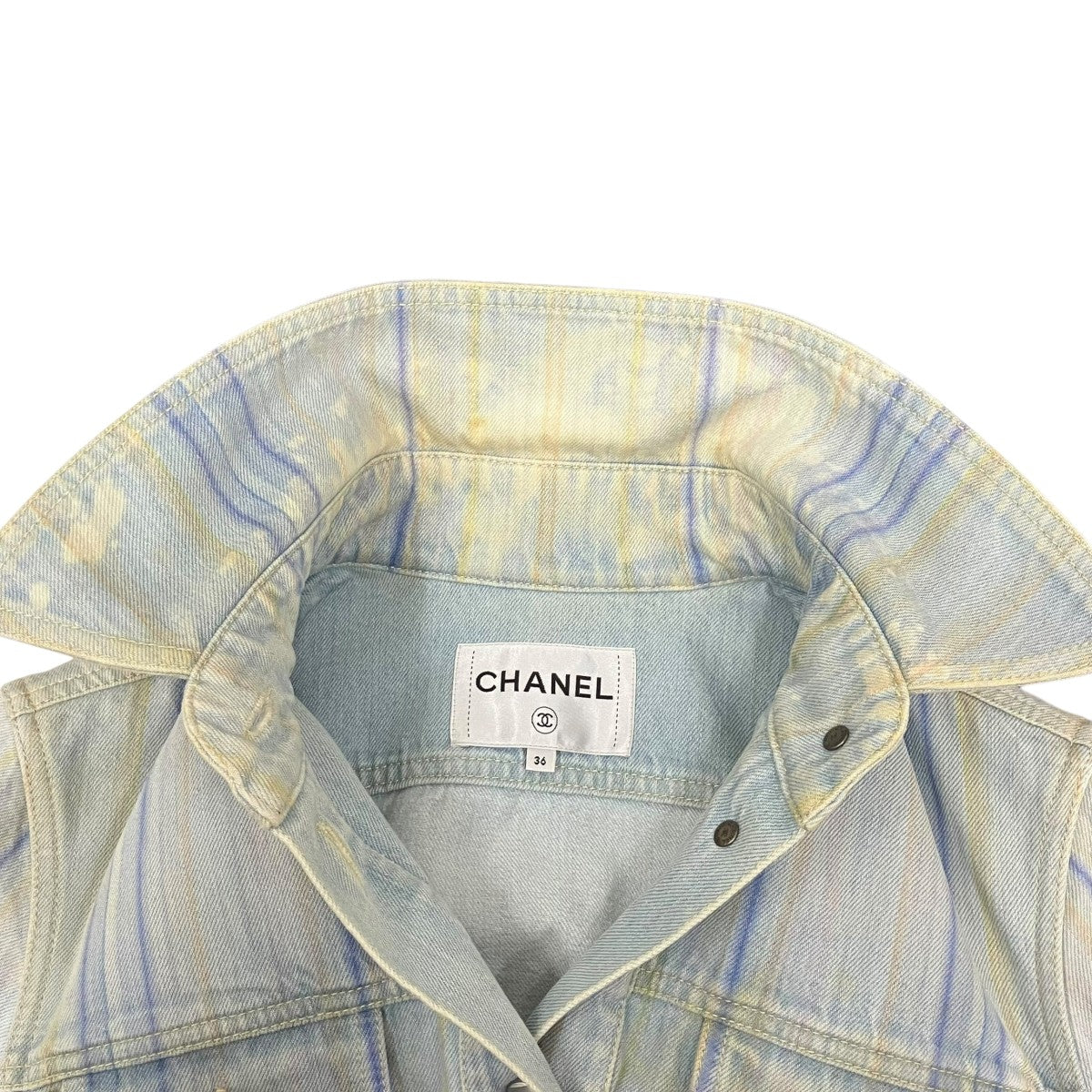 CHANEL デニムジャケットP58708V44707 古着・中古-8枚目のアイテム画像