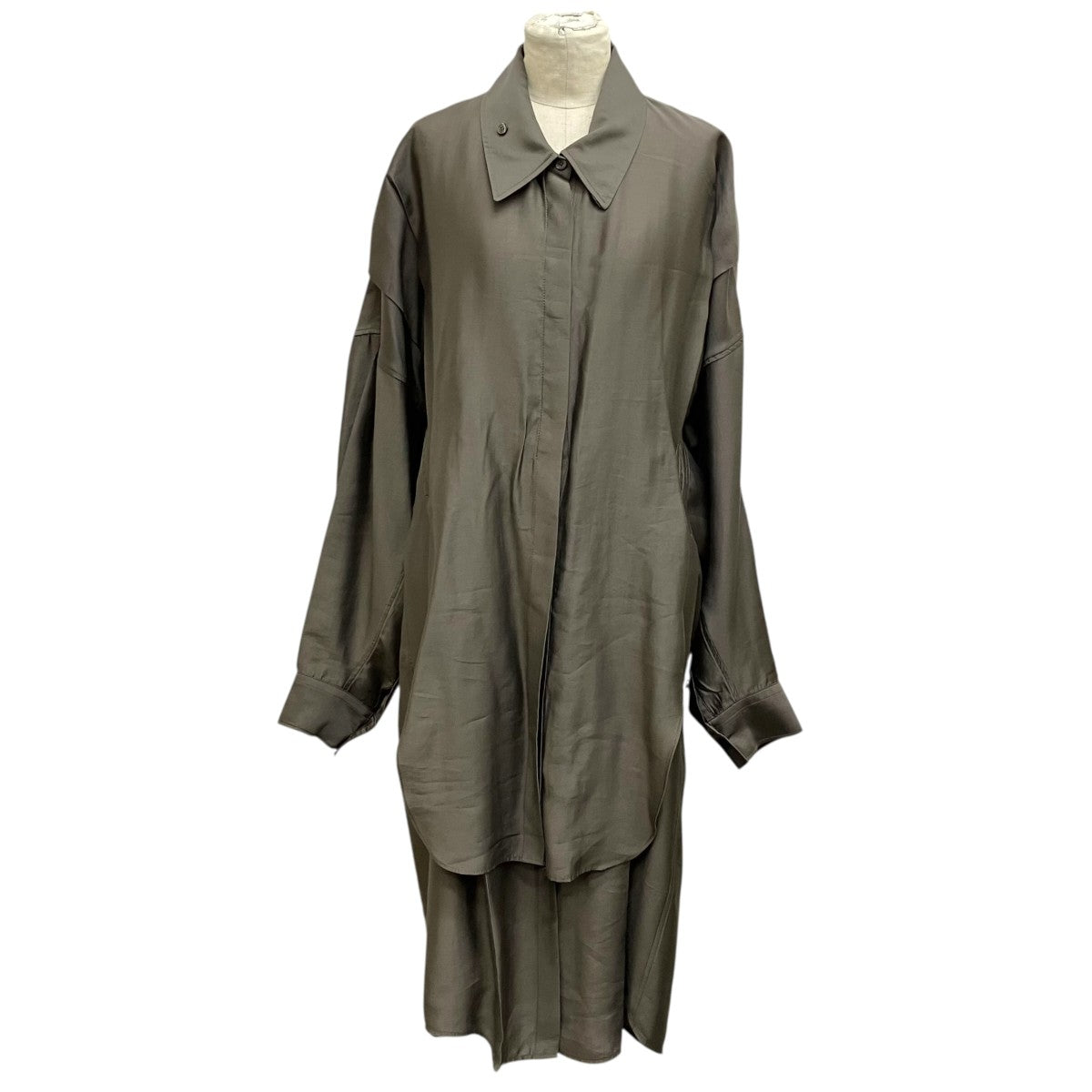 RECTO DOUBLE LAYER POINT SHIRT DRESSシャツワンピースRW25WWDR0347BR 古着・中古-1枚目のアイテム画像