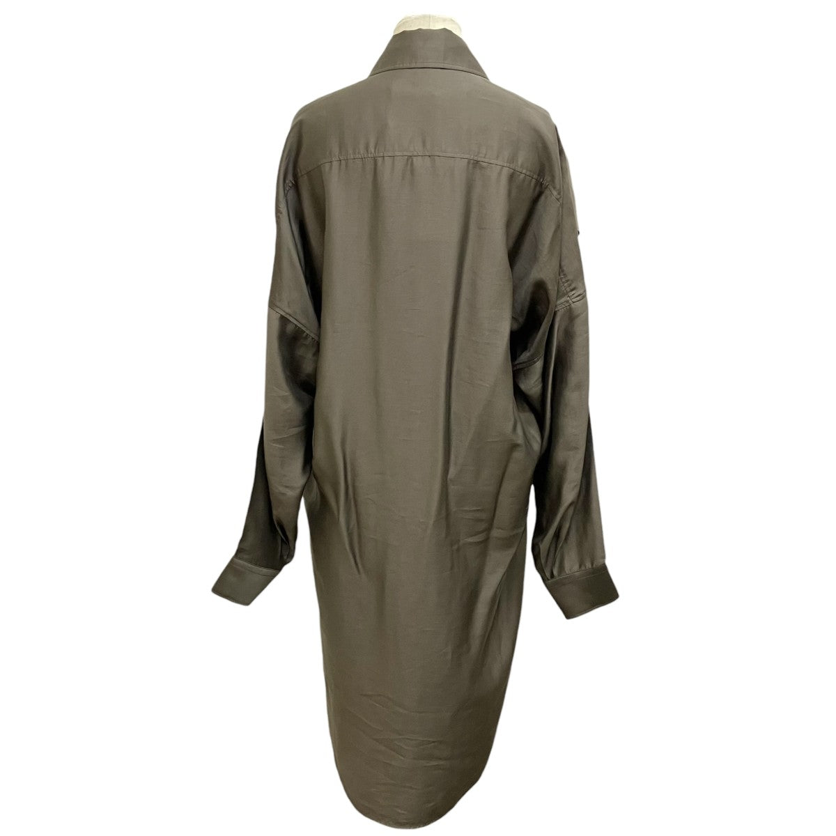 RECTO DOUBLE LAYER POINT SHIRT DRESSシャツワンピースRW25WWDR0347BR 古着・中古-2枚目のアイテム画像