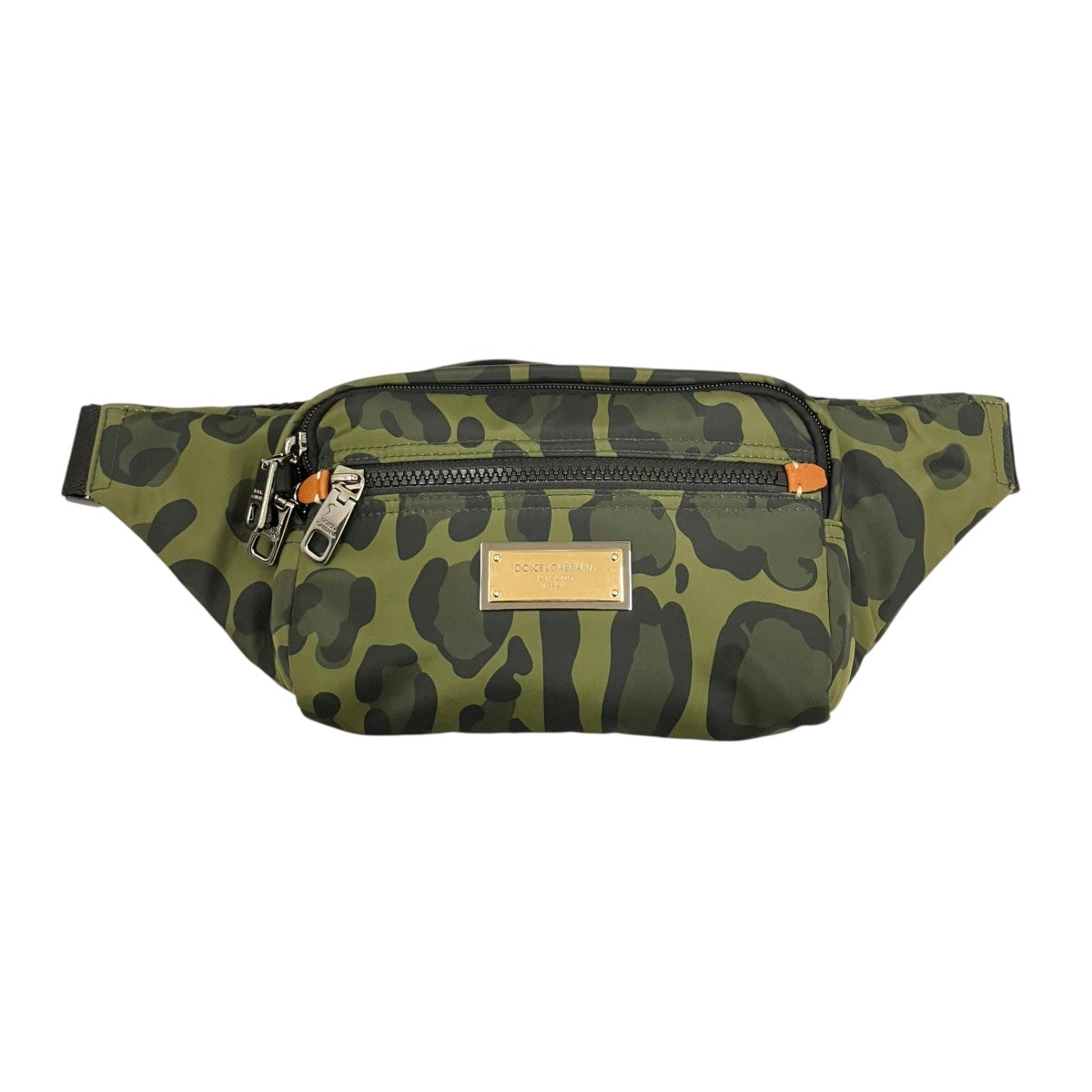 DOLCE ＆ GABBANA カモフラージュ柄ウエストポーチ 古着・中古-1枚目のアイテム画像