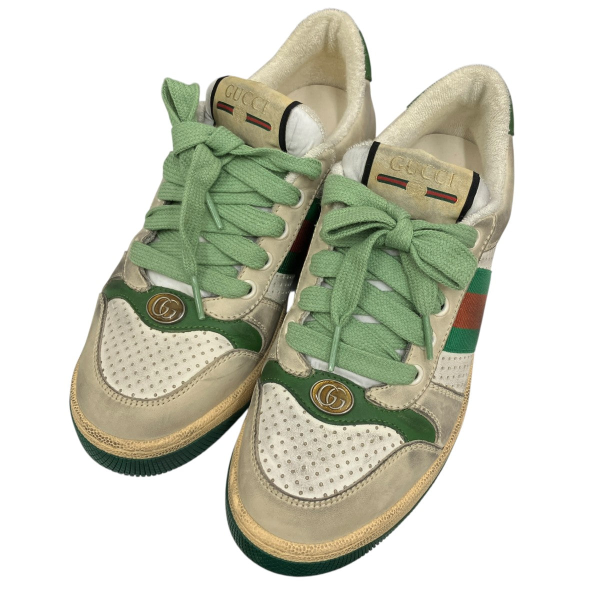 GUCCI 19SS ビィンテージ加工スニーカー 546163 古着・中古-1枚目のアイテム画像