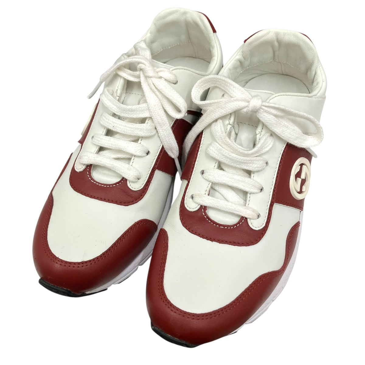 GUCCI インターロッキングG バイカラー ツートンスニーカー426185 古着・中古-1枚目のアイテム画像