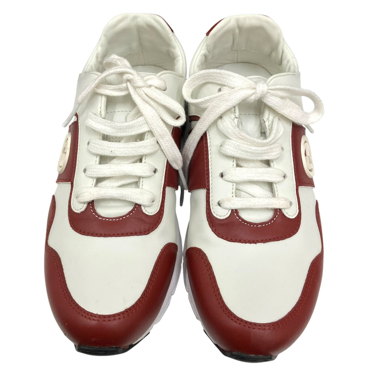 GUCCI インターロッキングG バイカラー ツートンスニーカー426185 古着・中古-2枚目のアイテム画像