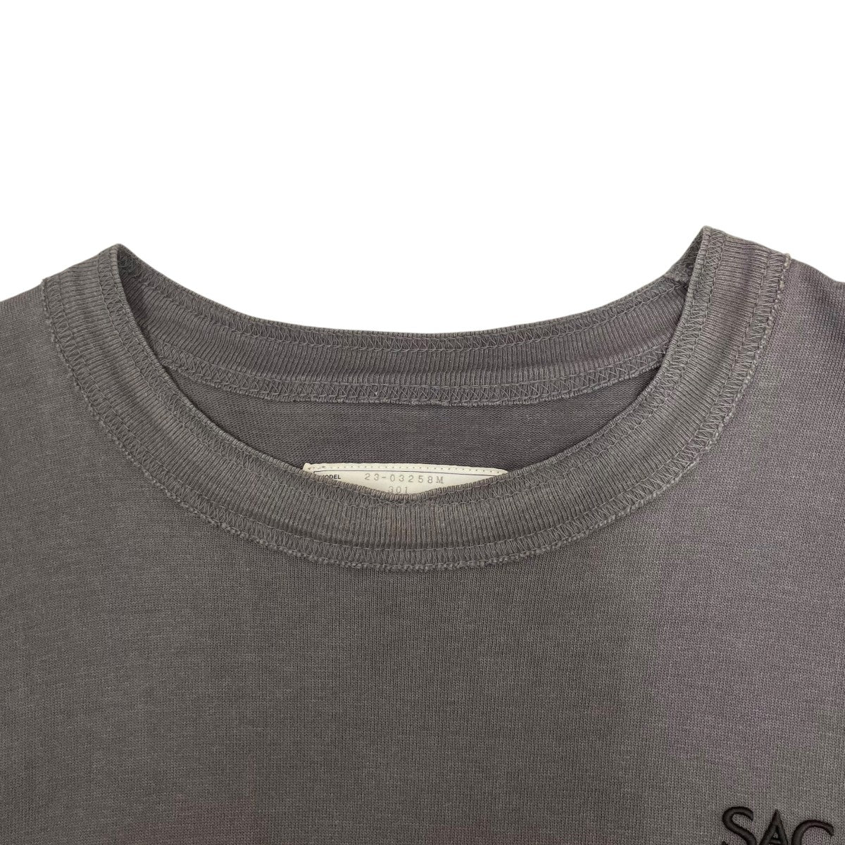 sacai Cotton Jersey T-Shirt半袖Tシャツ23-03258M 古着・中古-4枚目のアイテム画像
