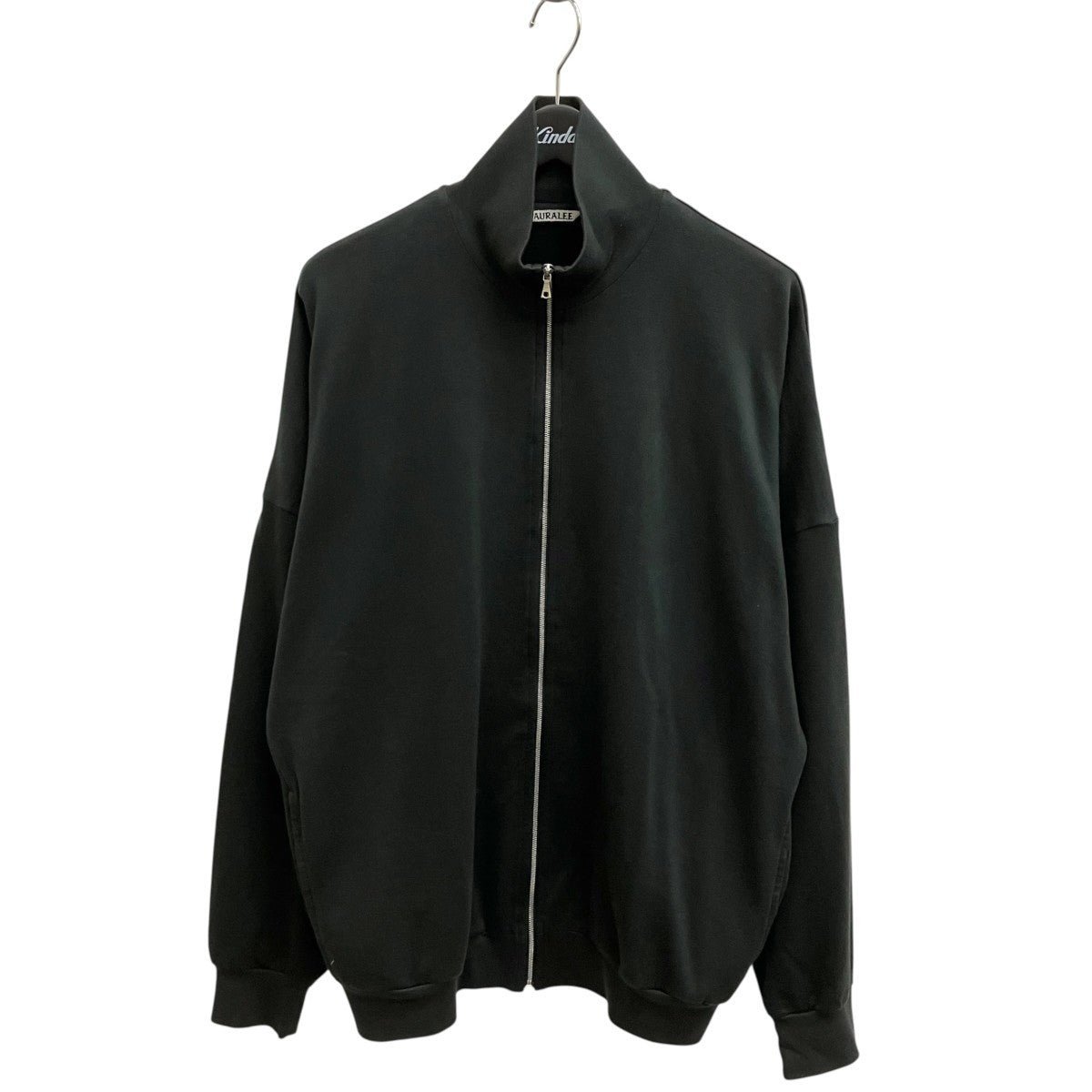 AURALEE 25AWSUPER HIGH GAUGE SWEAT ZIP BLOUSONドライバーズニットA25AB01CU 古着・中古-1枚目のアイテム画像