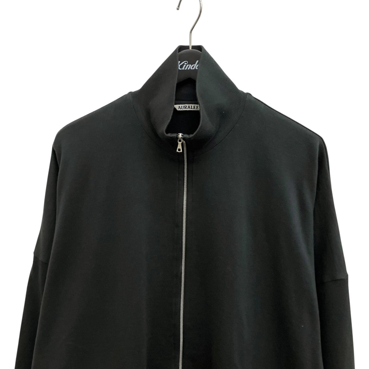 AURALEE 25AWSUPER HIGH GAUGE SWEAT ZIP BLOUSONドライバーズニットA25AB01CU 古着・中古-3枚目のアイテム画像