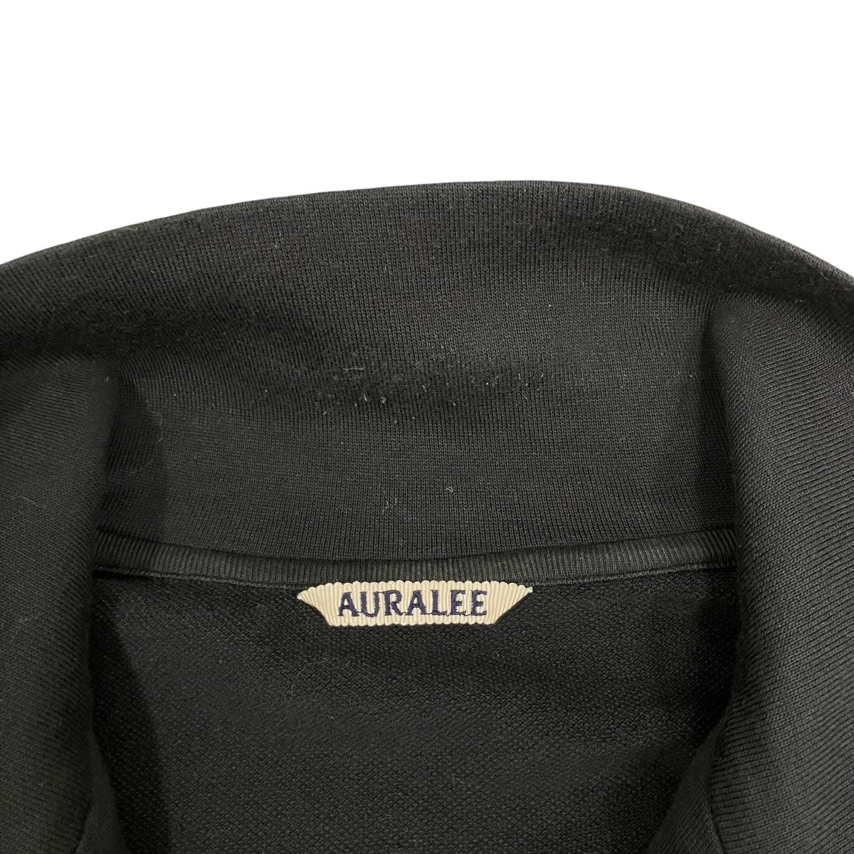 AURALEE 25AWSUPER HIGH GAUGE SWEAT ZIP BLOUSONドライバーズニットA25AB01CU 古着・中古-6枚目のアイテム画像