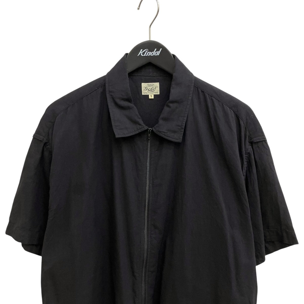 GOLD VAT DYE CHAMBRAY ZIP SHIRTジップシャツGL39433 古着・中古-3枚目のアイテム画像
