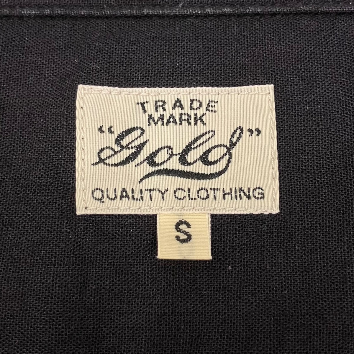 GOLD VAT DYE CHAMBRAY ZIP SHIRTジップシャツGL39433 古着・中古-6枚目のアイテム画像