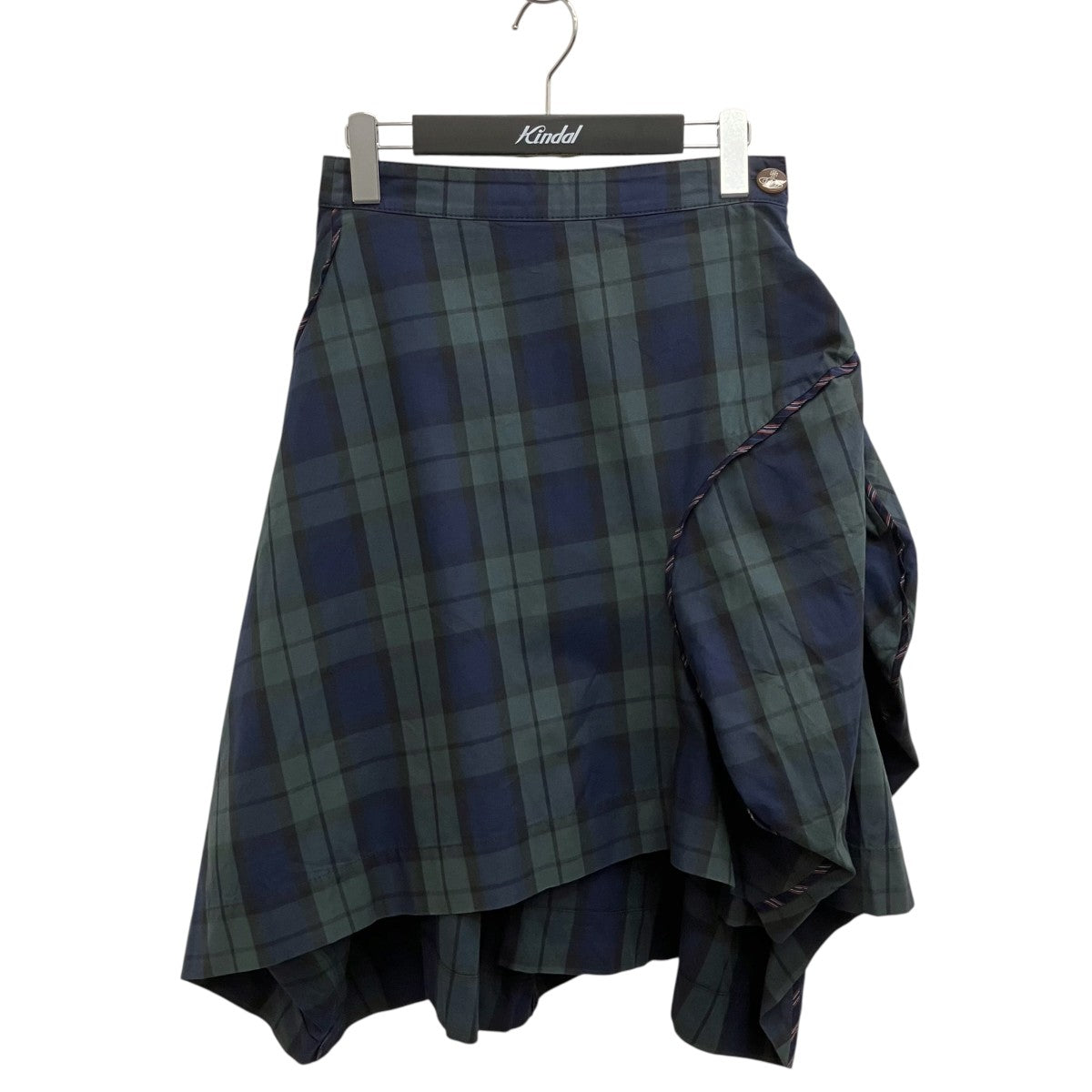 Vivienne Westwood RED LABEL チェック変形スカート357-01-23006 古着・中古-1枚目のアイテム画像