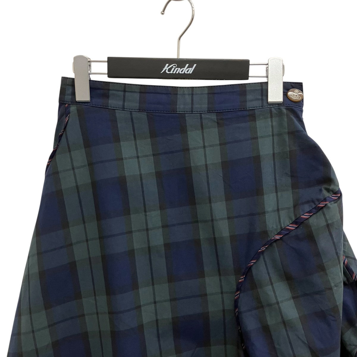 Vivienne Westwood RED LABEL チェック変形スカート357-01-23006 古着・中古-3枚目のアイテム画像