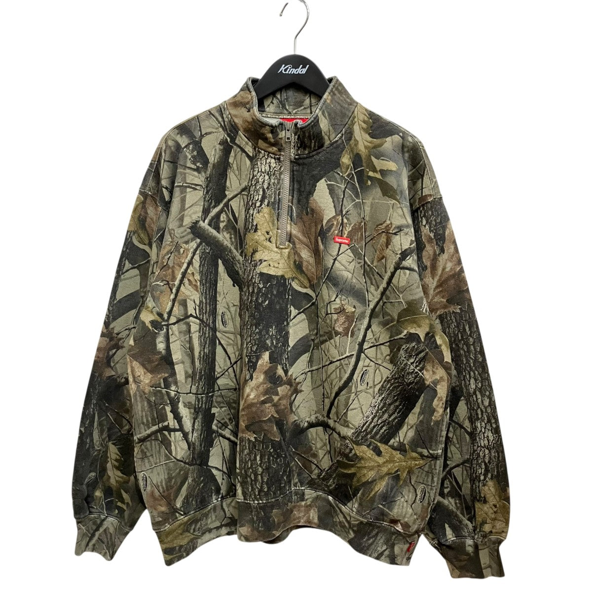 Supreme 25SSSmall Box Half Zip Pulloverハーフジップスウェット 古着・中古-1枚目のアイテム画像