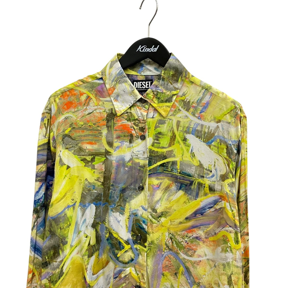 DIESEL C-BRUCE-C総柄シャツ 古着・中古-3枚目のアイテム画像
