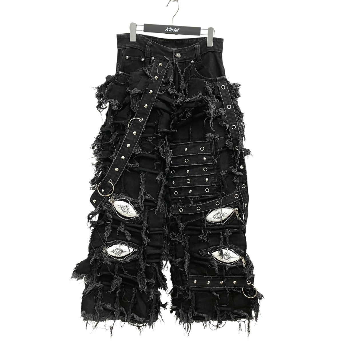 UNIZ BLACK MONSTER PANTSデニムパンツ 古着・中古-1枚目のアイテム画像