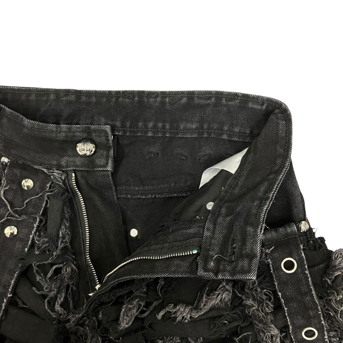 UNIZ BLACK MONSTER PANTSデニムパンツ 古着・中古-8枚目のアイテム画像