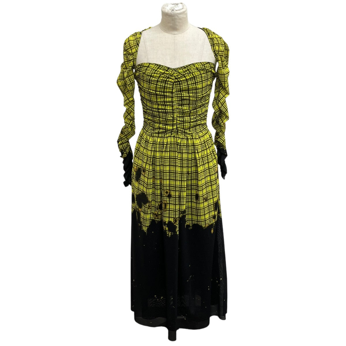 rokh GATHERED DRESS WITH SLEEVESワンピース 古着・中古-1枚目のアイテム画像