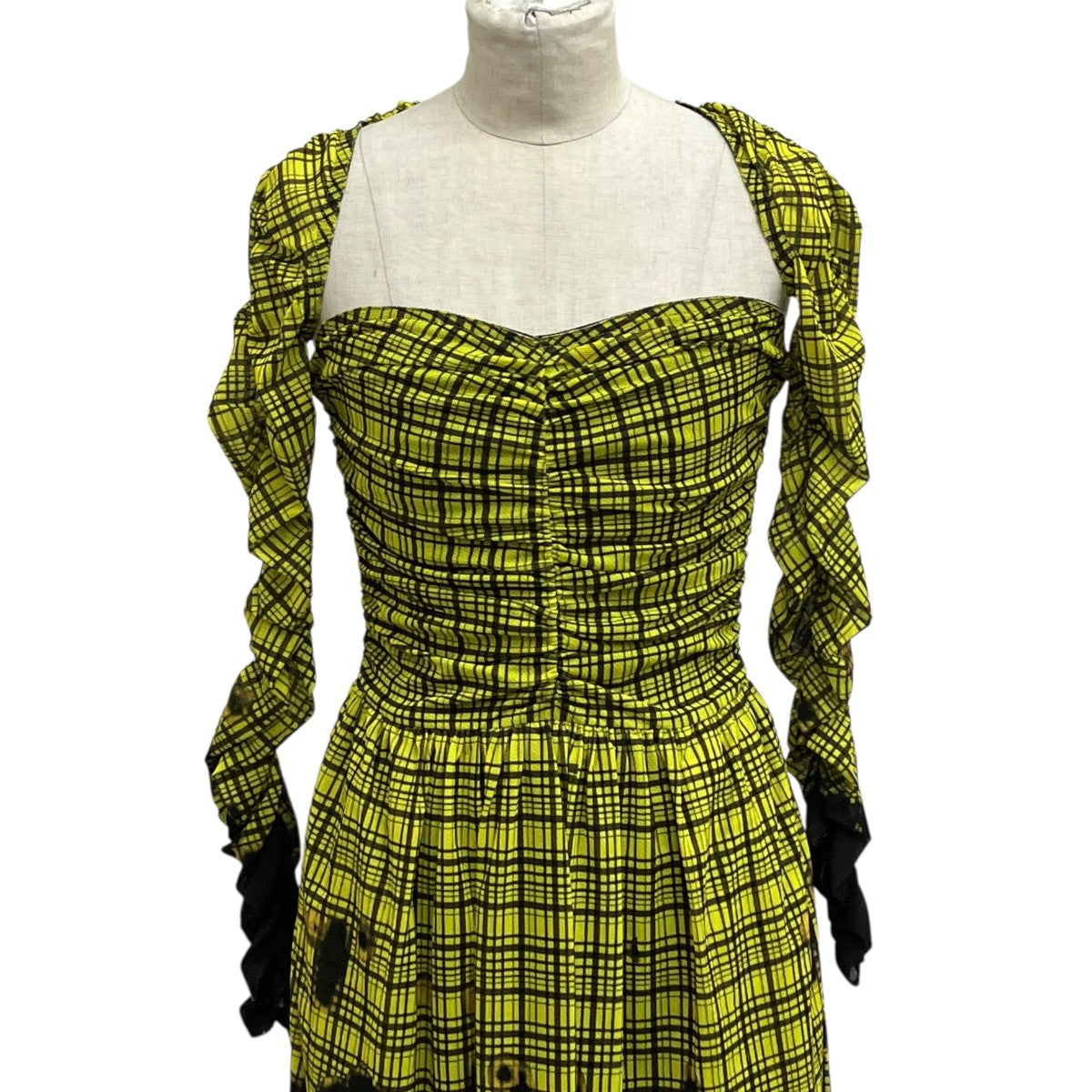 rokh GATHERED DRESS WITH SLEEVESワンピース 古着・中古-3枚目のアイテム画像