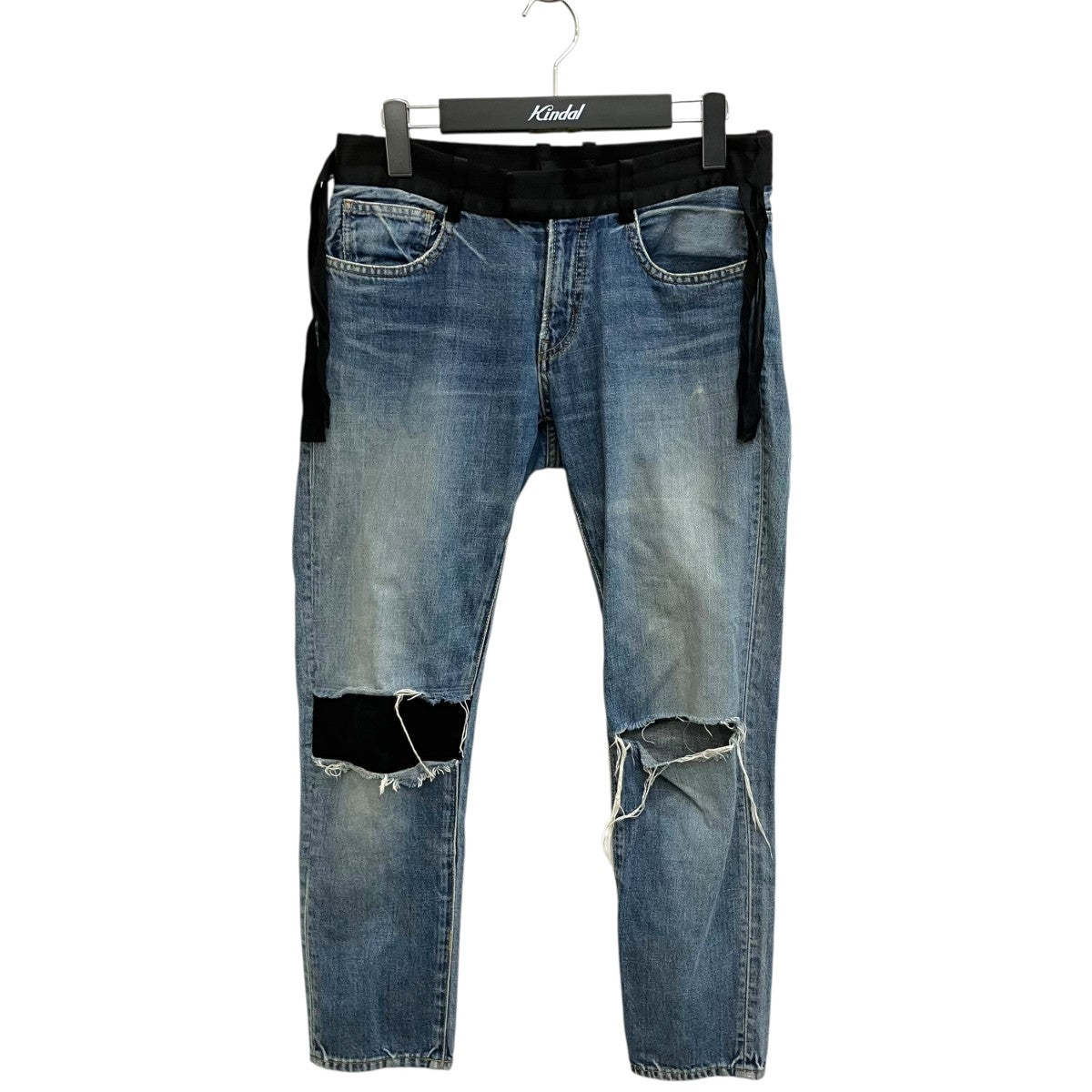 UNDERCOVER ダメージ加工デニムパンツ N1513 古着・中古-1枚目のアイテム画像