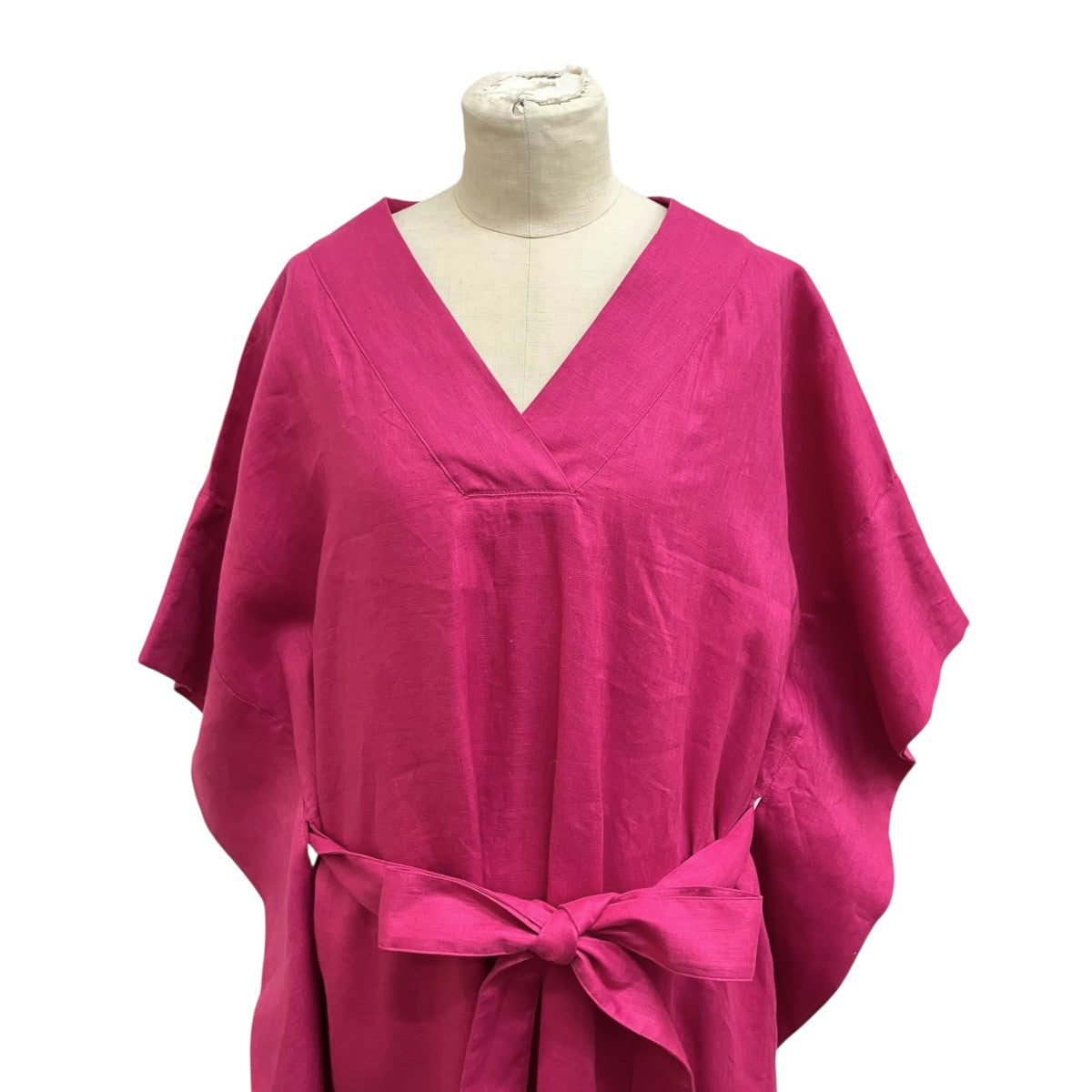 HYKE LINEN PONCHOポンチョ231-16164 古着・中古-4枚目のアイテム画像