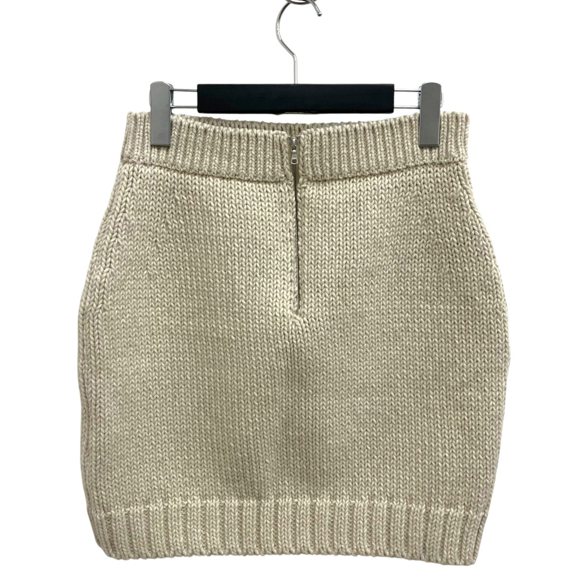 AURALEE WOOL CASHMERE FELTED KNIT SKIRTニットスカートA25AS04FW 古着・中古-2枚目のアイテム画像