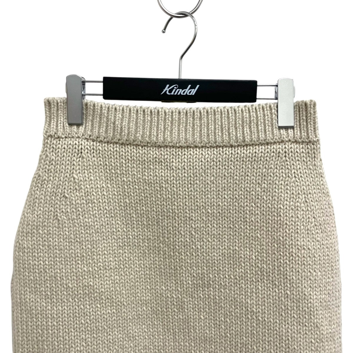 AURALEE WOOL CASHMERE FELTED KNIT SKIRTニットスカートA25AS04FW 古着・中古-3枚目のアイテム画像