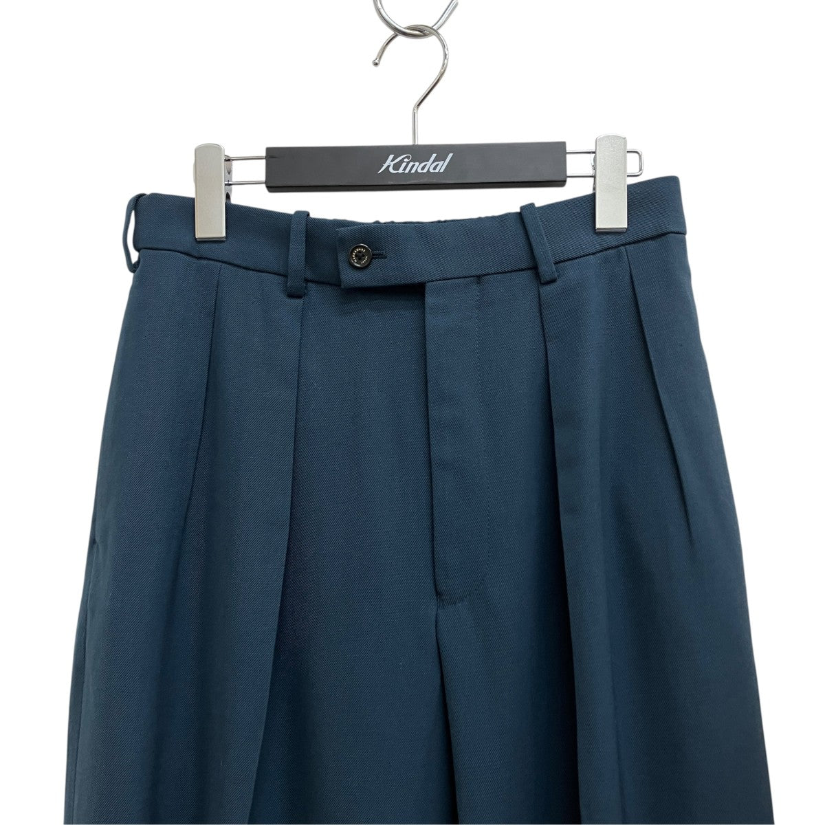 MARKAWARE DOUBLE PLEATED TROUSERS ORGANIC WOOL SURVIVAL CLOTH A23C-04PT02C 古着・中古-3枚目のアイテム画像
