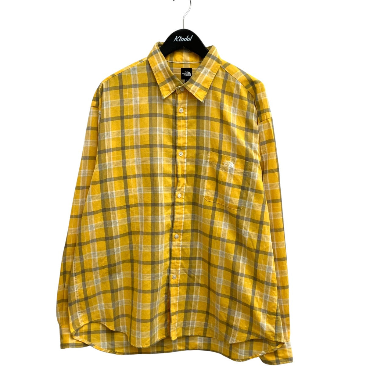THE NORTH FACE フラッシュドライチェック長袖シャツNR12630 古着・中古-1枚目のアイテム画像