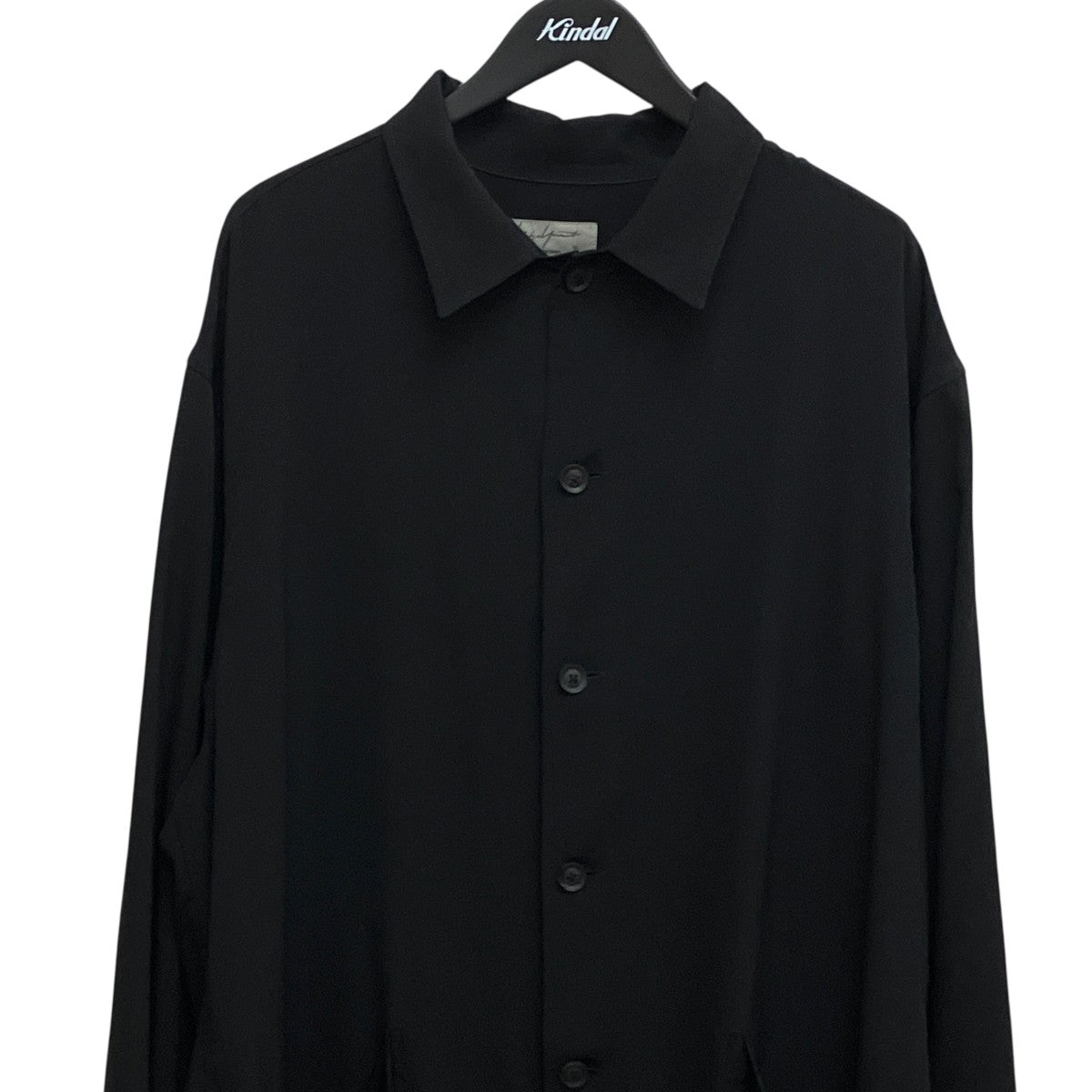 Yohji Yamamoto pour homme タキシードスタンドフォールカラーシャツコート HN-B22-500 古着・中古-3枚目のアイテム画像