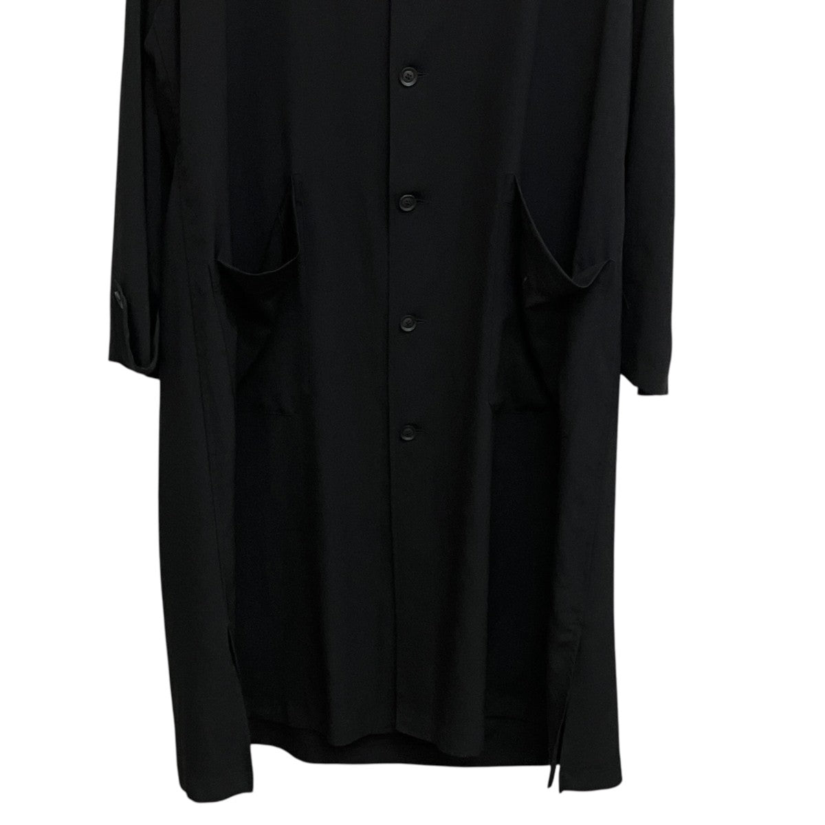 Yohji Yamamoto pour homme タキシードスタンドフォールカラーシャツコート HN-B22-500 古着・中古-5枚目のアイテム画像