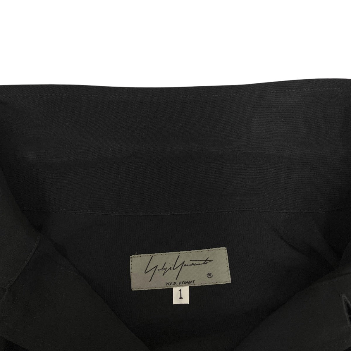 Yohji Yamamoto pour homme タキシードスタンドフォールカラーシャツコート HN-B22-500 古着・中古-6枚目のアイテム画像
