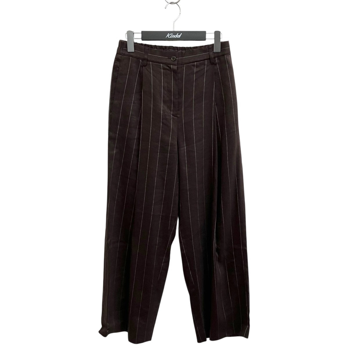 conte ストライプ タック ワイドパンツ 8514-1-000025 古着・中古-1枚目のアイテム画像