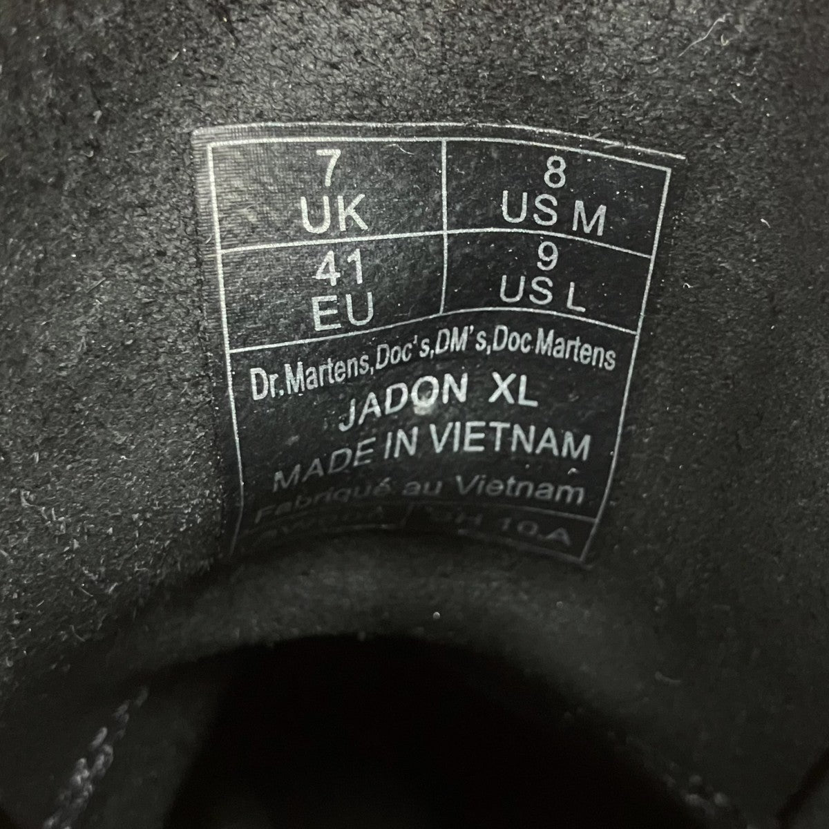 Dr．Martens ジェイドン 8ホールブーツアンクルブーツ42315001 古着・中古-10枚目のアイテム画像