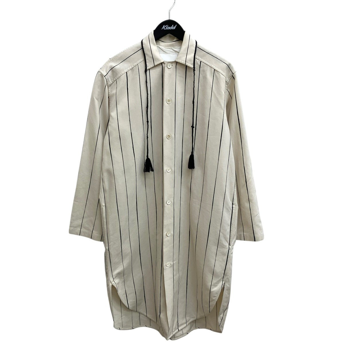 JIL SANDER ストライプロングシャツJSMQ741940MQ25101001 古着・中古-1枚目のアイテム画像