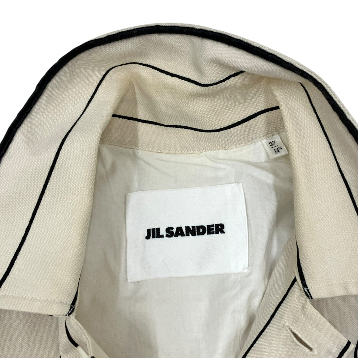 JIL SANDER ストライプロングシャツJSMQ741940MQ25101001 古着・中古-3枚目のアイテム画像