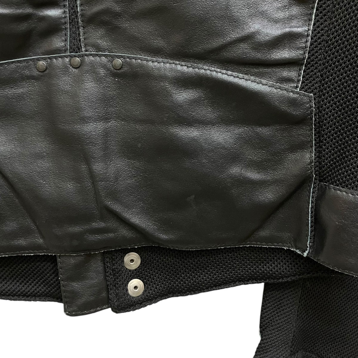 ARMANI JEANS(アルマーニジーンズ) レザージャケット ブラック サイズ
